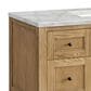 James Martin Vanities Breckenridge 48" Single Bathroom Vanity in Light Natural Oak with 3 cm Victorian Silver Quartz Top and Rectangular Sink, , large