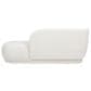 Jennifer Taylor Home Aire Right Arm Facing Chaise Lounge in Ivory White, , large