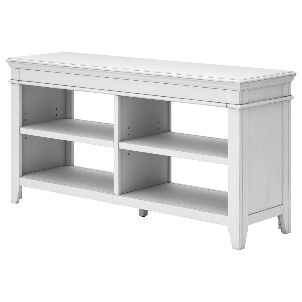 Ashley Kanwyn Credenza Desk in Distressed Whitewash, , large