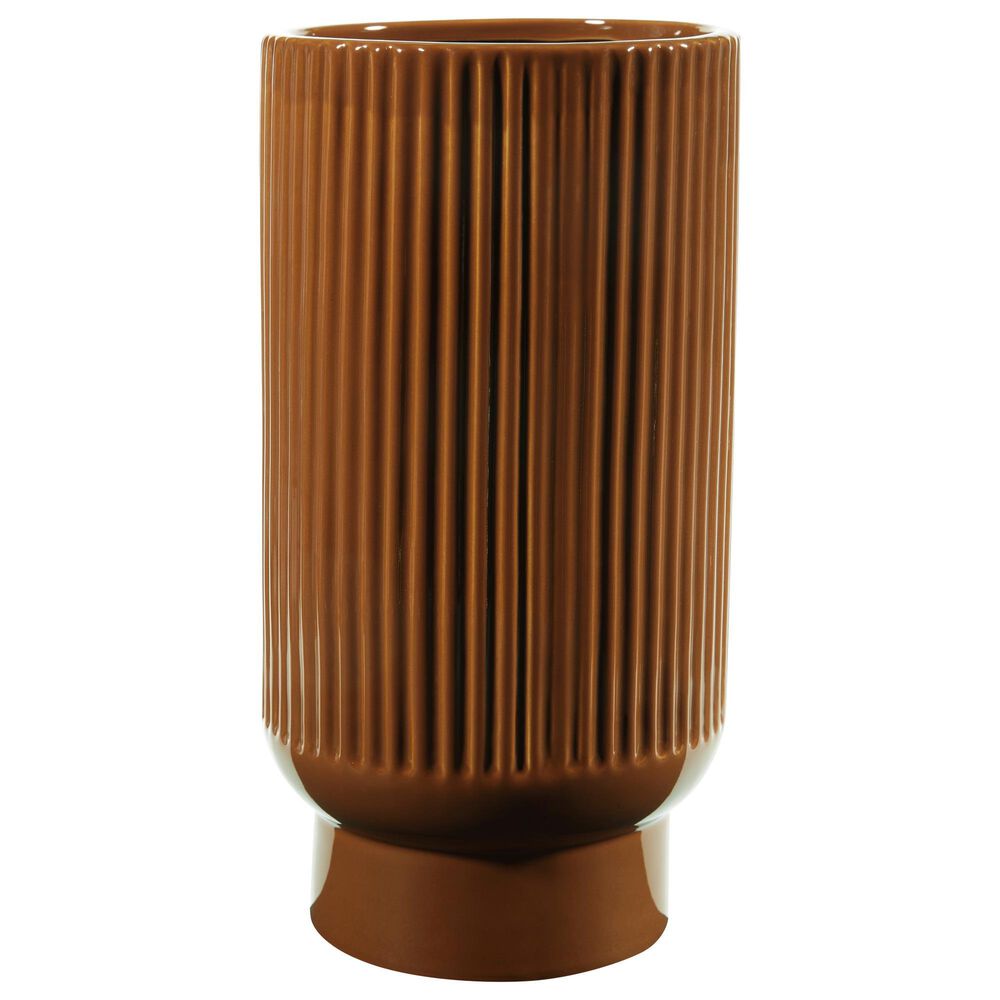 Ashley Avalyah 12" Vase in Burnt Umber, , large