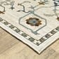 Oriental Weavers Ellington 7"10" x 10"10" Blue and Ivory Area Rug, , large