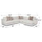 Moore Furniture Jude 3-Piece Sectional with Reversible Chaise in Natural, , large