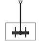 Kanto Back-to-Back Dual Screen TV Ceiling Mount for 40" - 80" TVs in Black, , large