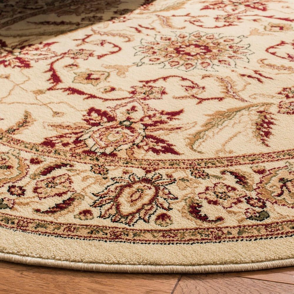 Safavieh Lyndhurst LNH216 8&#39; Round Ivory Area Rug, , large