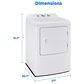 Midea 3.9 Cu. Ft. Top Load Washer and 7.0 Cu. Ft. Top Load Electric Dryer in White, , large