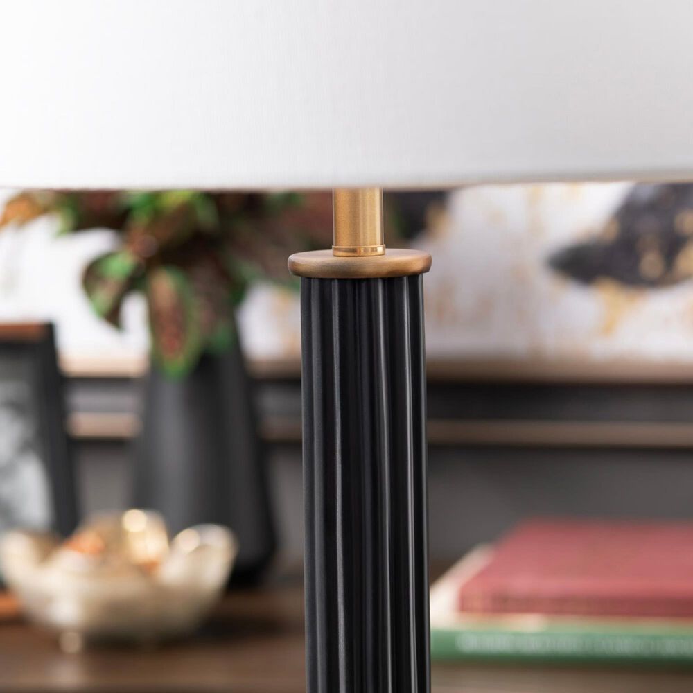 Crestview Collection Grant Floor Lamp in Black and Gold, , large
