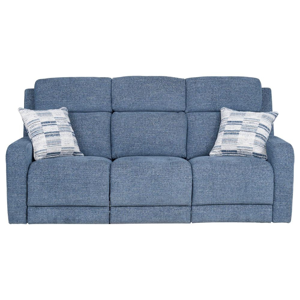 Aurora Furnishings Power Reclining Sofa in Mina Jeans, , large