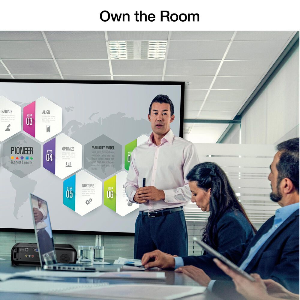 Epson Pro EX9240 3LCD Full HD 1080p Wireless Projector with Miracast in Black, , large