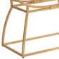 Stylecraft Lamps Inc Loren Console Table in Gold and White, , large
