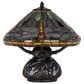 Cal Lighting Autumn Amber Tiffany Table Lamp in Bronze, , large