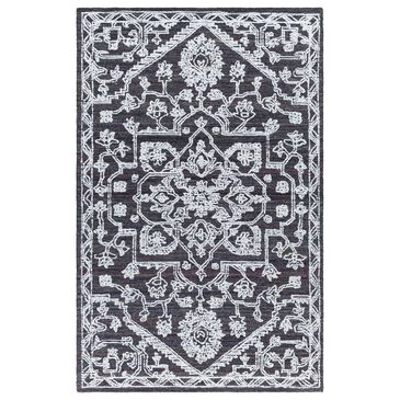 Surya Piazza 2" x 3"  White, Charcoal Area Rug, , large