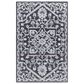 Surya Piazza 2" x 3"  White, Charcoal Area Rug, , large