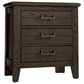 Viceray Collections Passageways 3 Drawer Nightstand in Charleston Brown, , large