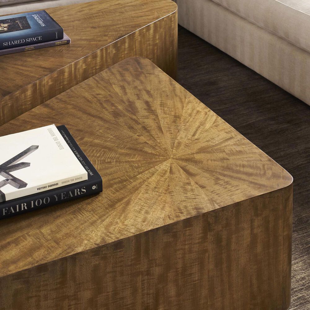 Vanguard Furniture Grove 18.5" Triangle Cocktail Table in Cavallo, , large