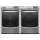Maytag 5.0 Cu. Ft. Front Load Washer and a 7.3 Cu. Ft. Gas Dryer with 14 Dry Cycles in Metallic Slate, , large