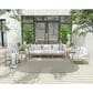 Nourison Courtyard Ivory and Silver 5" x 8" Oval Indoor/Outdoor Area Rug, , large