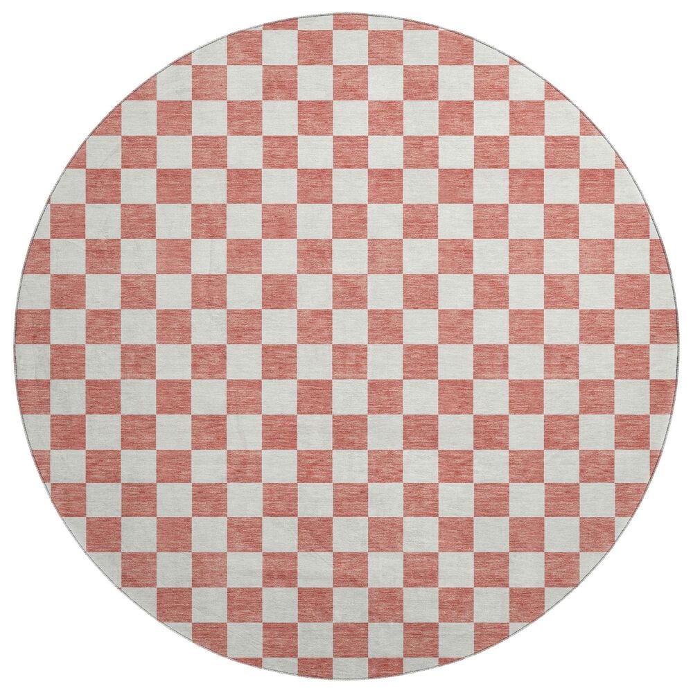 Dalyn Rug Company The Reserve TR7 Coral 8" Round Indoor/Outdoor Area Rug, , large