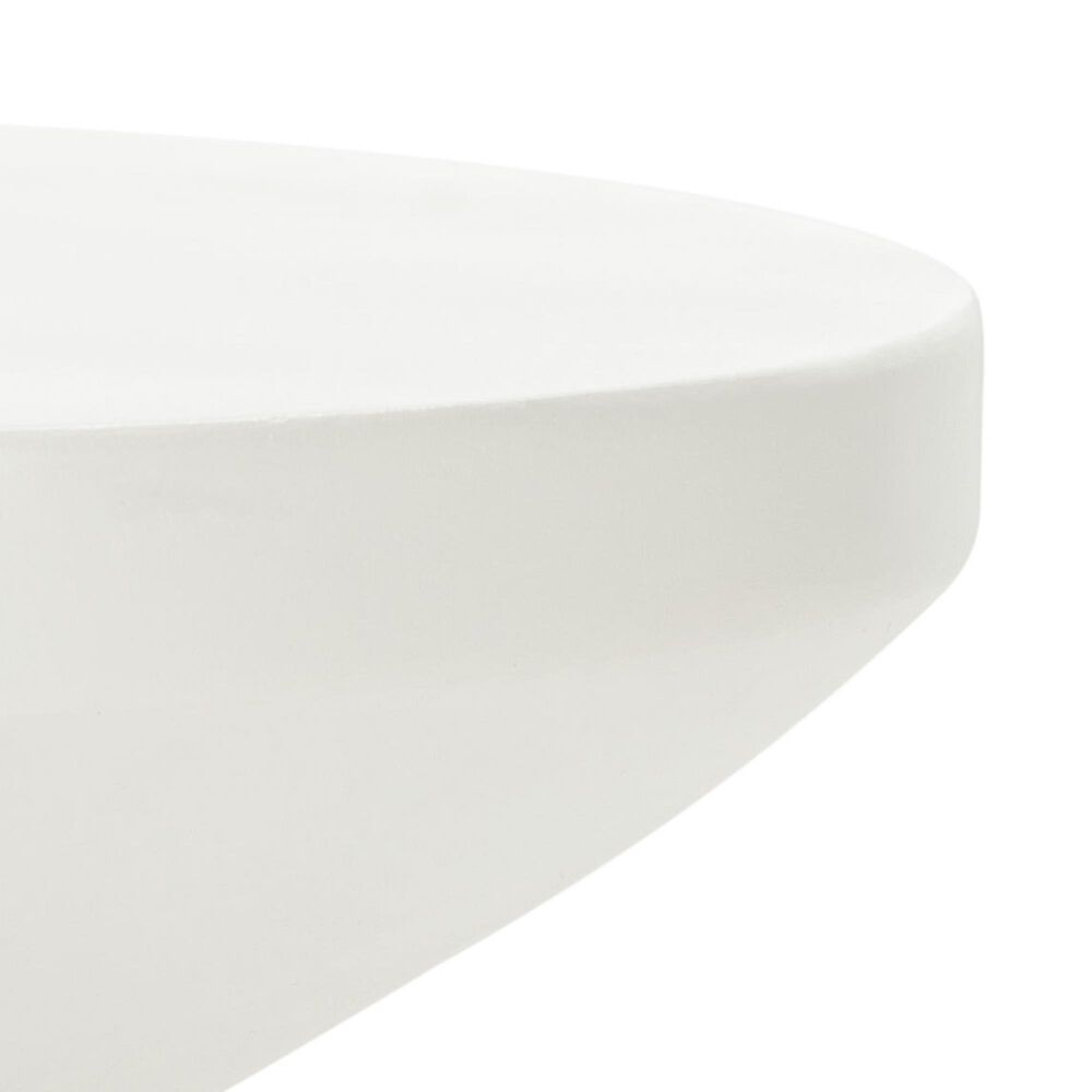 Safavieh Palmdale Patio Accent Stool in Ivory, , large