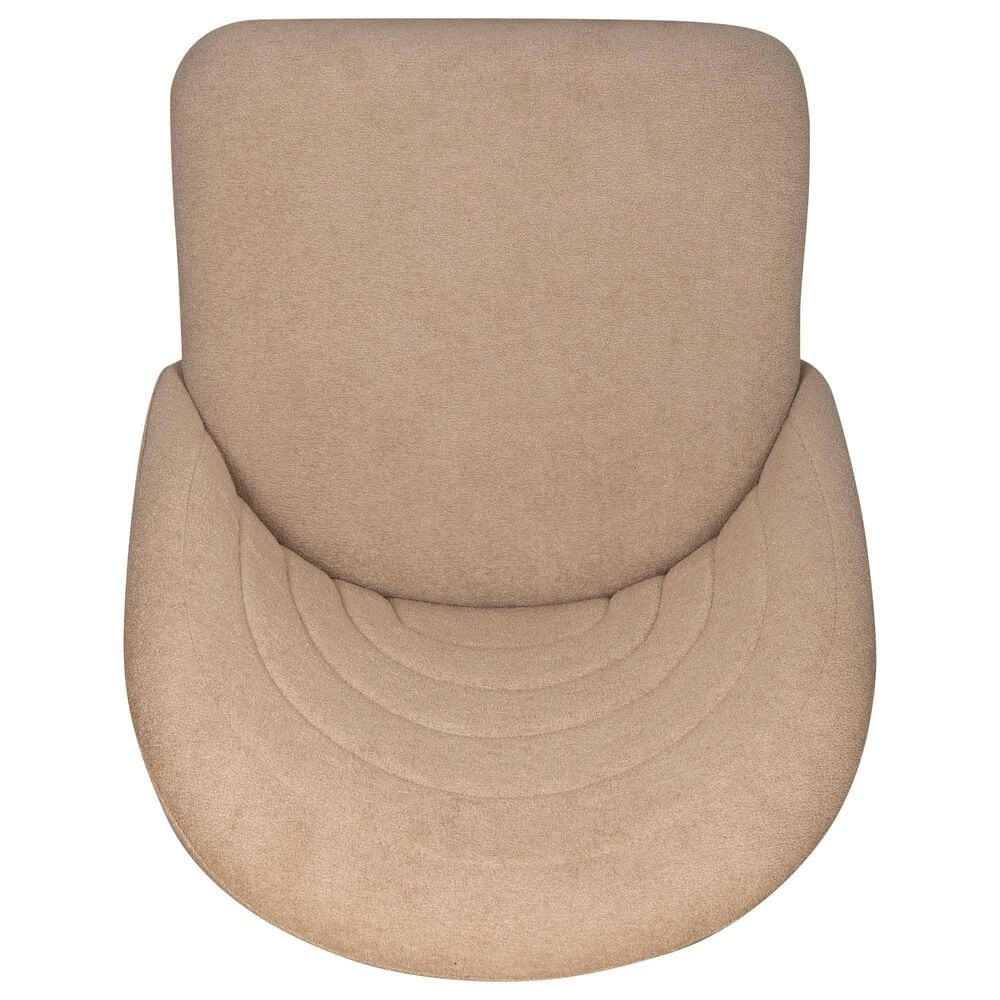 Linon Home Decor Skyla Swivel Office Chair in Beige, , large