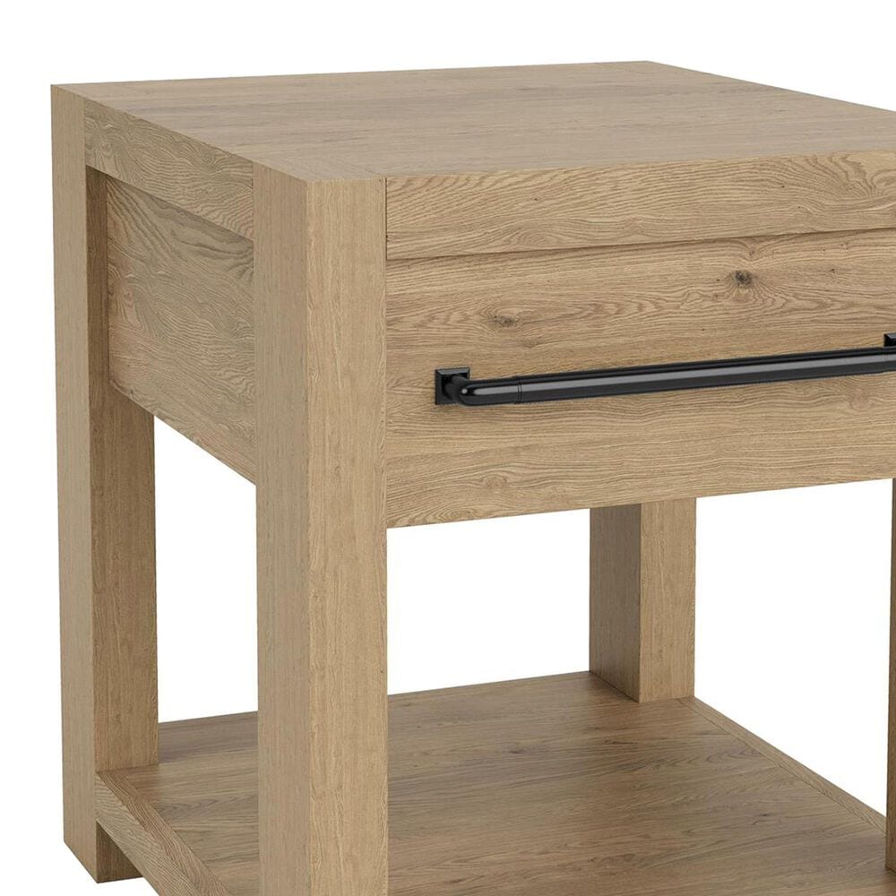 Shannon Hills Davie 1-Drawer Side Table in Pale Oak, , large