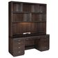 Hooker Furniture House Blend Credenza with Hutch in Dark Roast, , large