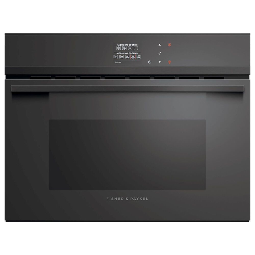 Fisher and Paykel 24" Contemporary Convection Speed Oven in Black, , large