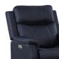 Steve Silver Valencia Dual-Power Recliner in Ocean Blue, , large
