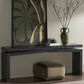 Four Hands Matthes Console Table in Aged Black Pine, , large