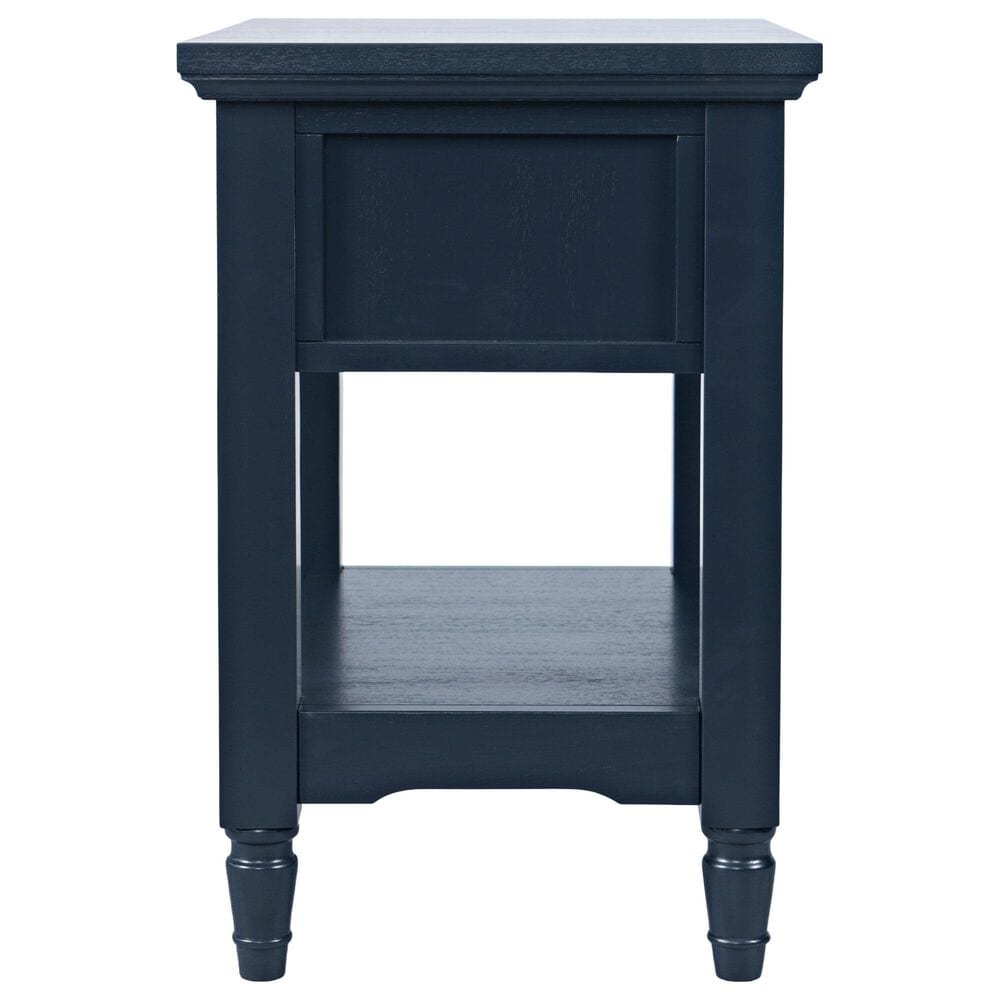 Waltham Westport Leg Chairside Table in Navy, , large