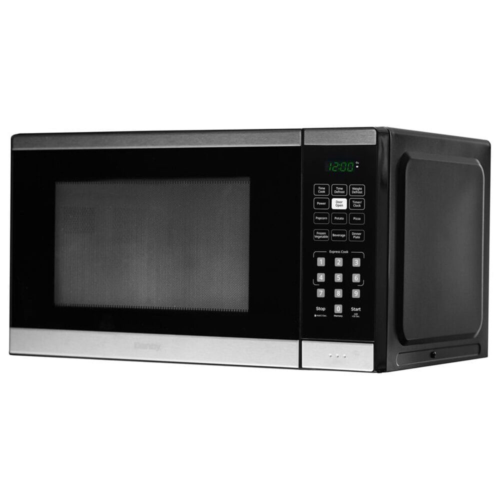 Danby 0.9 Cu. Ft. Countertop Microwave Oven in Black and Stainless Steel, , large