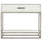 Bernhardt Highland Park Alvar Nightstand in Brushed White and Glazed Silver, , large