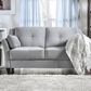 Furniture of America Babcock 3-Piece Living Room Set in Gray, , large