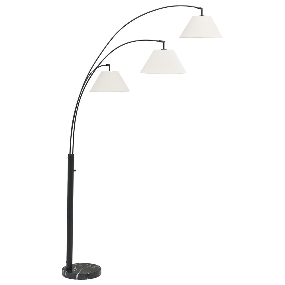 Ashley Gibbswellner Metal Arc Lamp in Black, , large