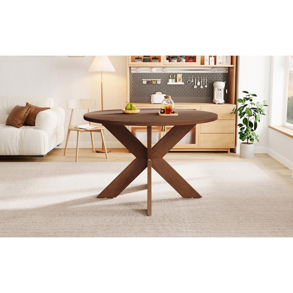 Hearth and Haven Dining Table in Cherry - Table Only, , large