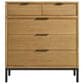 Hawthorne Furniture Newport 4-Drawer Chest in Natural Oak, , large