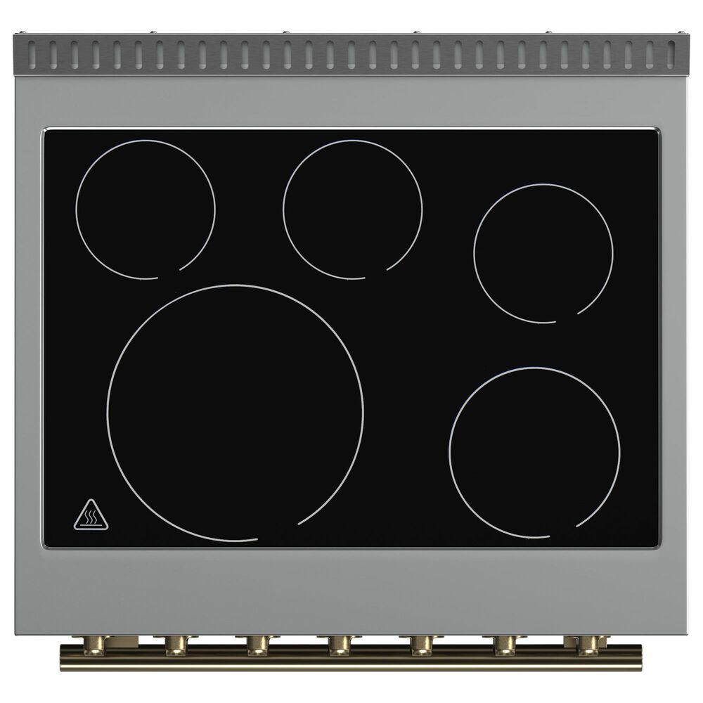 Forno Paolo 30" Freestanding Electric Range in White, , large