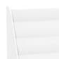 RiverRidge Home 3-Cubby Kid Book Rack with 2-Coral Bin in White, , large