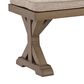 Ashley Laguna Heights Bench with Cushion in Beige, , large
