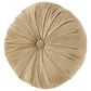 J. Queen New York Potenza 15" Round Throw Pillow in Gold, , large