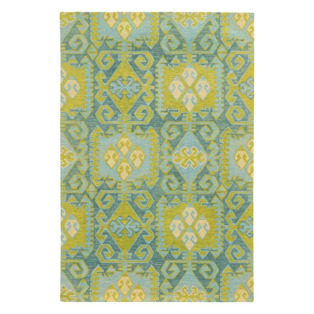 Oriental Weavers Jamison 53304 3'6" x 5'6" Green/Teal Area Rug, , large