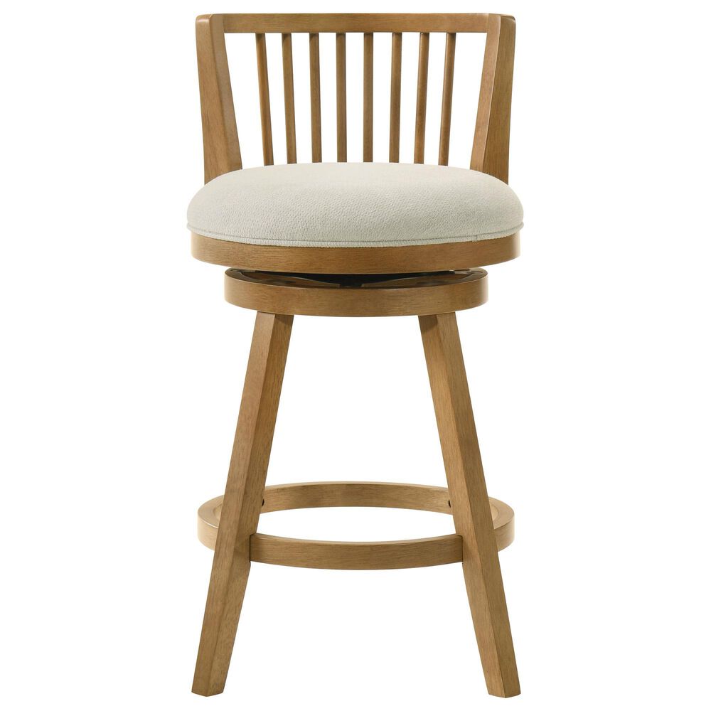 Armen Living Harper 30" Swivel Bar Stool in Amber Glow, , large