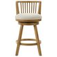 Armen Living Harper 30" Swivel Bar Stool in Amber Glow, , large
