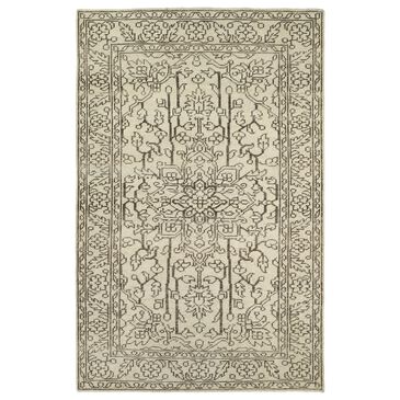 Kaleen Rugs Herrera 3" x 5" Beige, Ivory and Brown Area Rug, , large