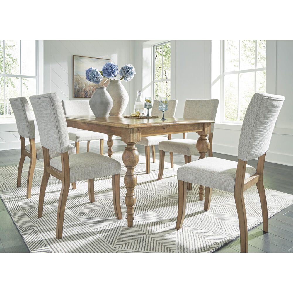 Ashley Rybergston Dining Table and 6 Chairs, , large