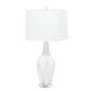 Maple and Jade White Polystone Table Lamp, , large