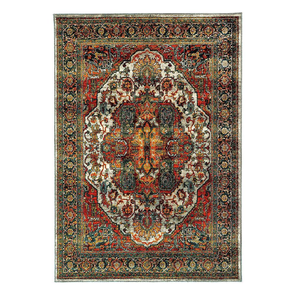 Oriental Weavers Sedona 6382B 5"3" x 7"6" Red Old World Persian Area Rug, , large