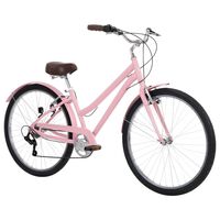 Huffy 27.5 in. Sienna Womens 7-Speed Comfort Bike in Pale Pink