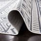 Safavieh Bermuda 2" x 10" Cream and Navy Indoor/Outdoor Performance Runner, , large