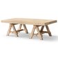 Jennifer Taylor Home Hawthorne 48" Coffee Table in Heritage Light Natural Brown, , large