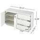 Hearth and Haven Sideboard in White, , large